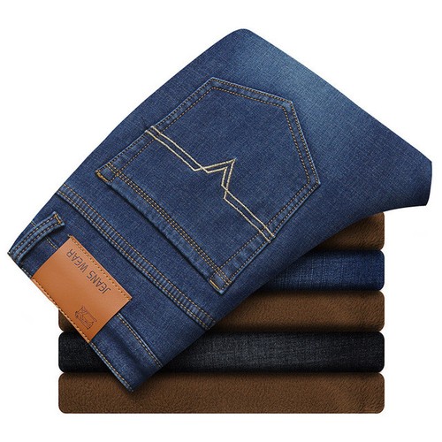 mens fleece lined jeans uk